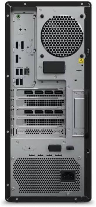 Lenovo ThinkStation P3 Tower Desktop Computer, Intel Core i7-14700 Processor, 16GB RAM, 512GB SSD, Intel UHD Graphics 770, Wired English/Arabic Keyboard & Mouse, Win 11 Pro, Black | 30GS00BDAX
