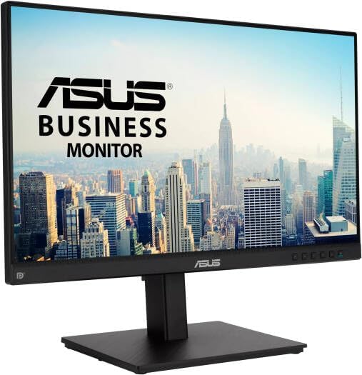 ASUS BE24ECSBT Eye Care Monitor – 23.8", Full HD (1920×1080), 5ms, DP + HDMI + USB-C + USB Hub + Built-in Speakers, Black