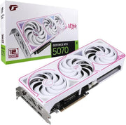 Colorful iGame GeForce RTX 5070 Ultra W OC 12GB-V GDDR7 Graphics Card – DLSS 3.5, Ray Tracing, Triple Fan Cooling, Custom RGB, PCIe 5.0, HDMI 2.1 & DisplayPort 2.1 – High-Performance Gaming GPU