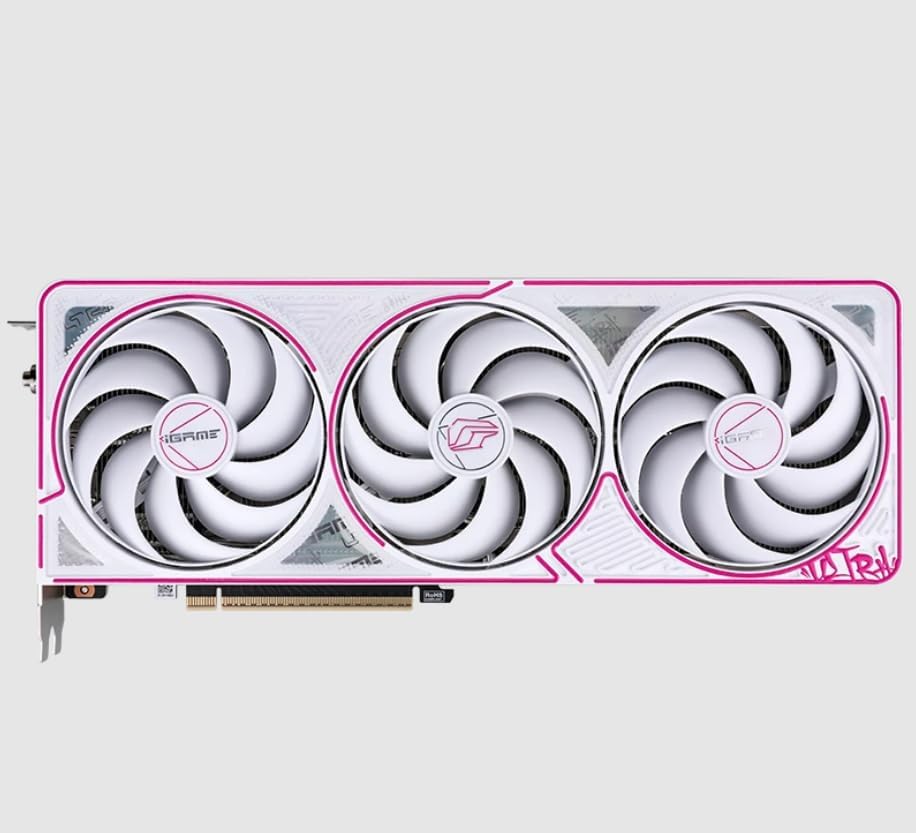 Colorful iGame GeForce RTX 5070 Ultra W OC 12GB-V GDDR7 Graphics Card – DLSS 3.5, Ray Tracing, Triple Fan Cooling, Custom RGB, PCIe 5.0, HDMI 2.1 & DisplayPort 2.1 – High-Performance Gaming GPU