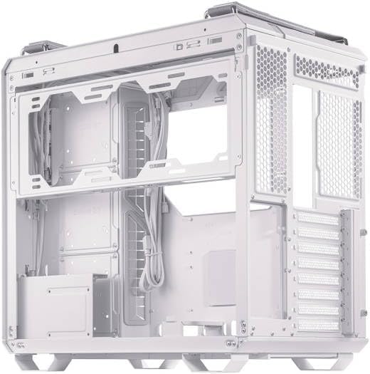 ASUS TUF Gaming GT502 Horizon Mid-Tower PC Case – White with Tempered Glass & ARGB Fans, ATX / Micro-ATX / Mini-ITX Compatible