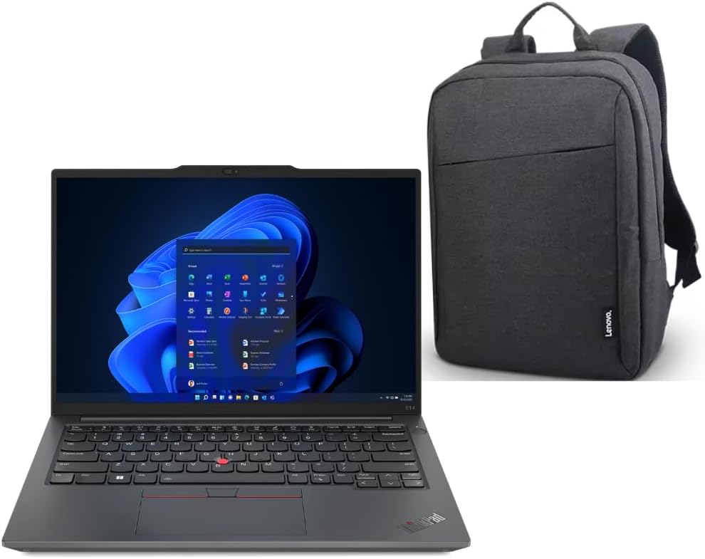 Lenovo ThinkPad E14 Gen 5 Laptop 14" WUXGA Display, Intel Core Ultra 5-125U, 8GB RAM, 512GB SSD, Intel Graphics, FreeWindows 11 Pro, Business Laptop
