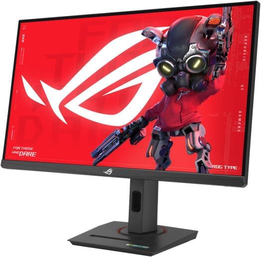 ASUS ROG Strix XG279CNS Gaming Monitor – 27", 2560x1440 QHD, 0.3ms Response, DisplayPort + HDMI + USB-C, Black
