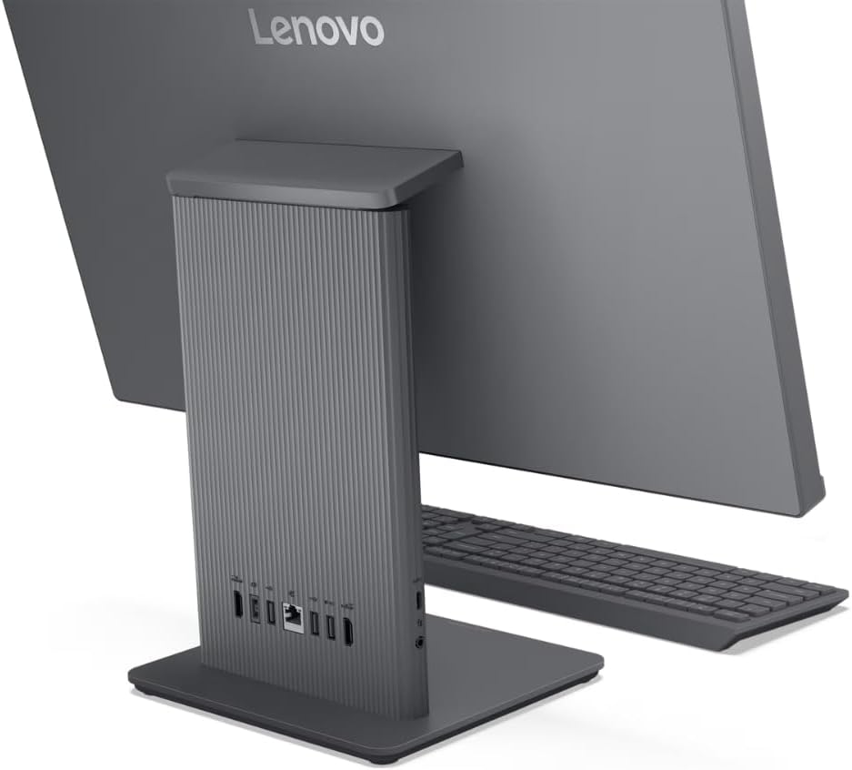 Lenovo IdeaCentre AIO 24IRH9 Desktop Computer, 23.8" FHD IPS 100Hz Touch Display, Intel Core i5-13420H, 8GB RAM, 512GB SSD, Intel UHD Graphics, ENG-ARAB K/B & Mouse, FreeDOS, Cloud Grey | F0HN000SAX