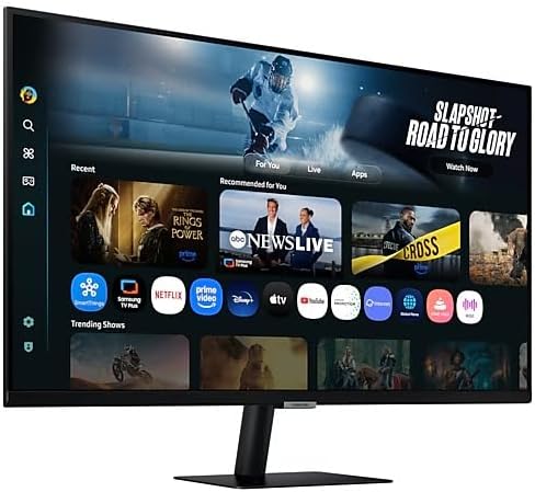 Samsung Smart Monitor 32 inch M7 M70F  (AI & Smart Features) 4K (3,840 x 2,160) 60hz, USB Type C, Simple Stand, for Entertainment and Work, LS32FM702UMXUE