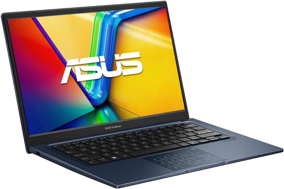 ASUS Vivobook 14 X1404VA-NK1475WS Laptop – Intel Core 5 120U Processor, 8GB RAM, 512GB SSD, 14" Full HD Display, Windows 11, English Keyboard