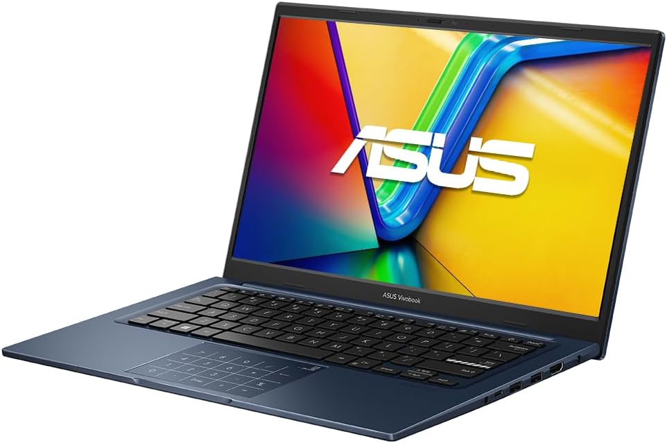 ASUS Vivobook 14 X1404VA-NK1475WS Laptop – Intel Core 5 120U Processor, 8GB RAM, 512GB SSD, 14" Full HD Display, Windows 11, English Keyboard