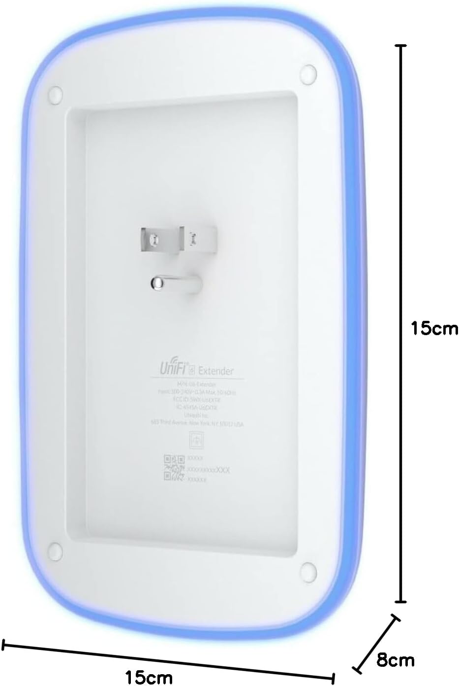 Ubiquiti U6-Extender-EU – Wi-Fi 6 Range Extender, High-Speed Wireless Coverage Booster, PoE Powered, Compact EU Version