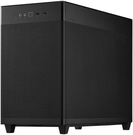 ASUS Prime AP202 Mid-Tower PC Case – Tempered Glass, ARGB, Black, ATX / Micro-ATX / Mini-ITX Compatible