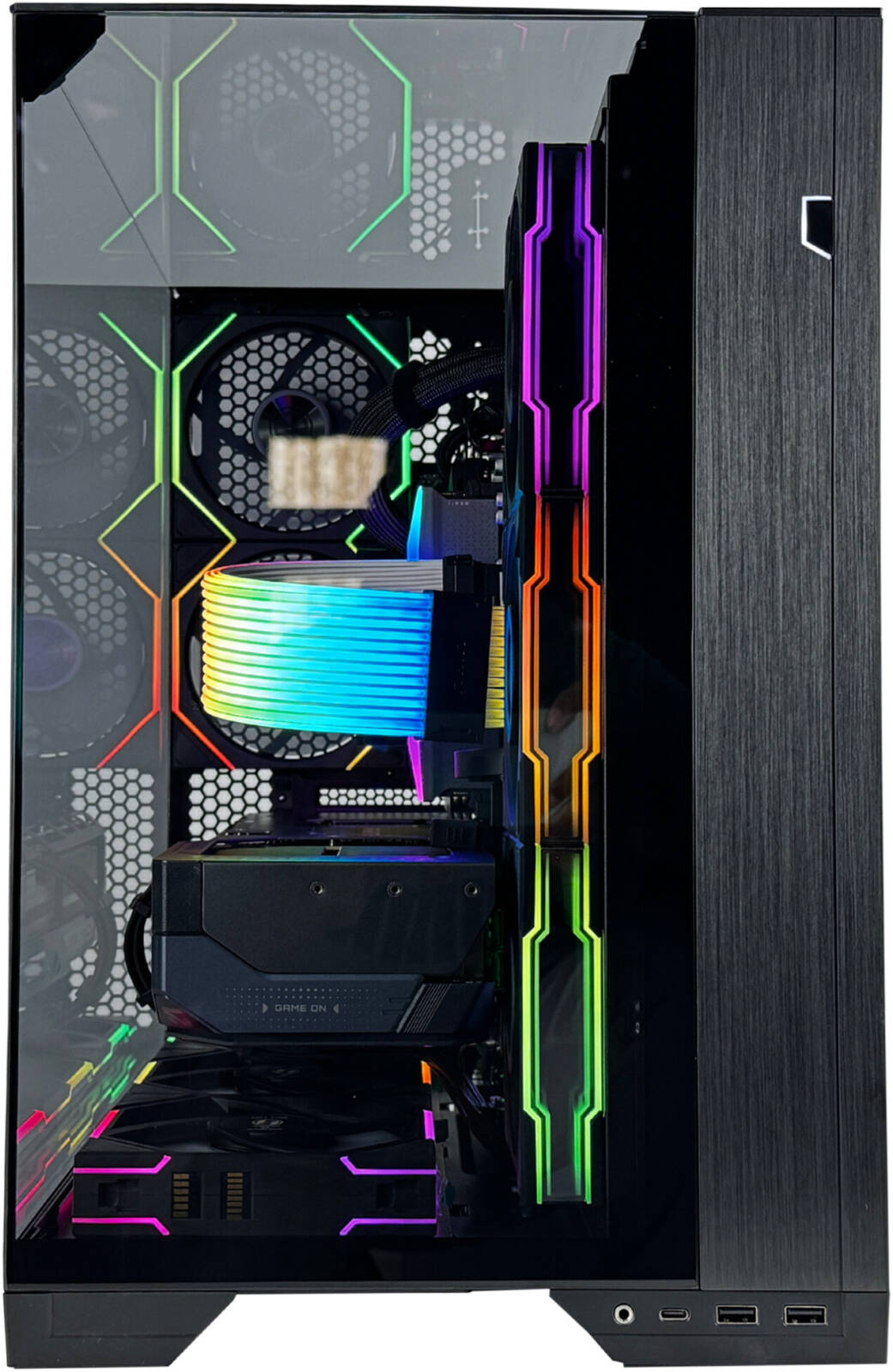 Crystal Gaming PC - Intel Core Ultra 9 285K 24 Cores 24 Threads, NVIDIA RTX 5080 16GB, 32GB DDR5 RAM 6000MHz, 1TB SSD Gen 5, 850W 80 PLUS PSU, 360mm Liquid CPU Cooler, Wi-Fi + BT