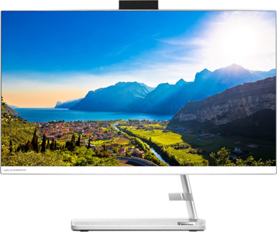 Lenovo IdeaCentre AIO 3 24ITL6 23.8" FHD Desktop Computer, Intel Core i5-1135G7, 2.4Ghz, 8GB RAM, 512 GB SSD, Nvidia GeForce MX450 2GB Graphics, Non-touch, White | F0G0009JAX