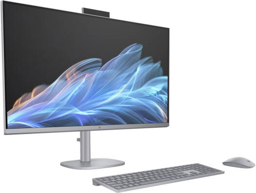 HP OmniStudio X All-in-One Desktop Computer, 31.5" 4K UHD IPS Display, Intel Core Ultra 7 155H Processor, 32GB RAM, 1TB SSD, GeForce RTX 4050 6GB Graphics, Keyboard & Mouse, Win11, Silver | 9S8V5AV-2