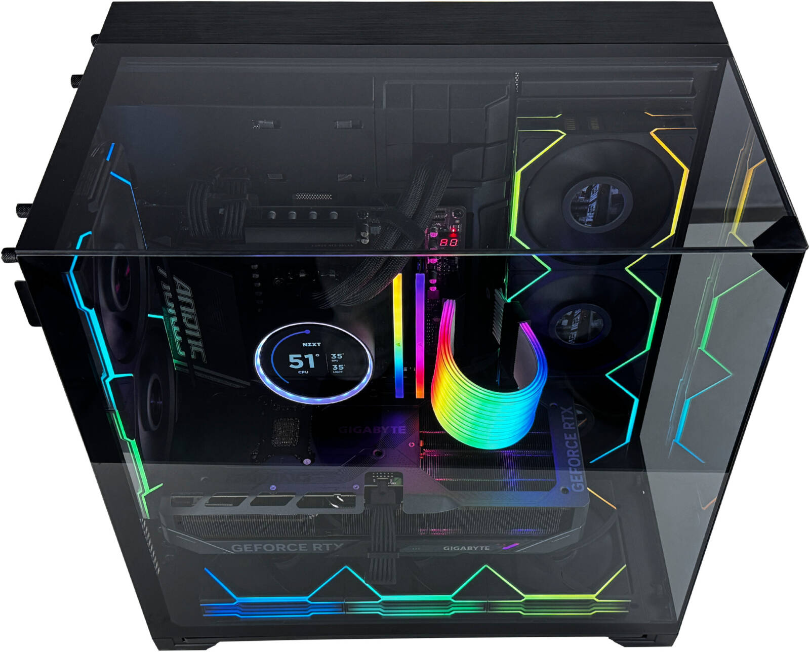 Crystal Gaming PC - Intel Core Ultra 9 285K 24 Cores 24 Threads, NVIDIA RTX 5080 16GB, 32GB DDR5 RAM 6000MHz, 1TB SSD Gen 5, 850W 80 PLUS PSU, 360mm Liquid CPU Cooler, Wi-Fi + BT