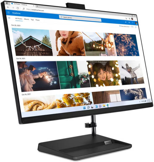 Lenovo IdeaCentre AIO 3 27IAP7 Desktop Computer, 27" FHD IPS Display, Intel Core i7-13620H, 16GB RAM, 1TB SSD, GeForce MX550 4GB Graphics, Wireless English K/B & Mouse, FreeDOS, White | F0GJ00XKNY