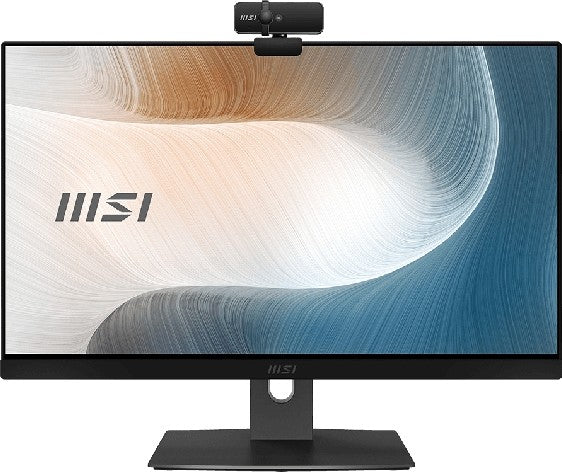 MSI Modern AM241P 11M 23.8'' FHD All In One PC, Intel Core i7-1165G7, 16GB RAM, 512GB SSD, Adjustable Stand, Windows 11, Intel Iris Xe Graphics, Wireless Keyboard + Mouse, Black | 9S6-AE0111-805
