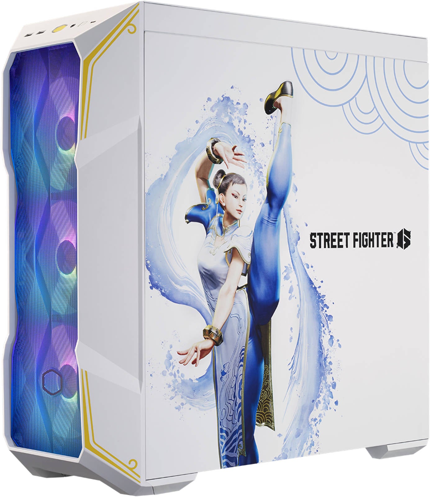 Street Fighter Editions Gaming PC - AMD Ryzen 7 7700X 8 Cores 16 Threads, NVIDIA RTX 4070 12GB, 32GB DDR5 RAM 6000MHz, 1TB SSD Gen 4, 850W 80 PLUS Gold PSU, Wi-Fi + BT