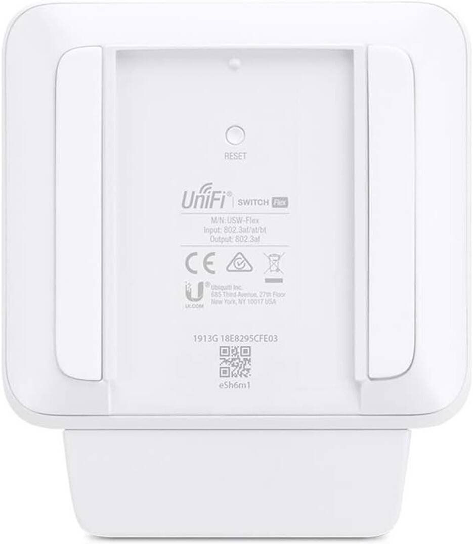 Ubiquiti USW-Flex – UniFi Flex Ethernet Switch, 5-Port Gigabit Network Switch, PoE Powered, Compact and Versatile, Indoor/Outdoor Ready, Easy UniFi Integration
