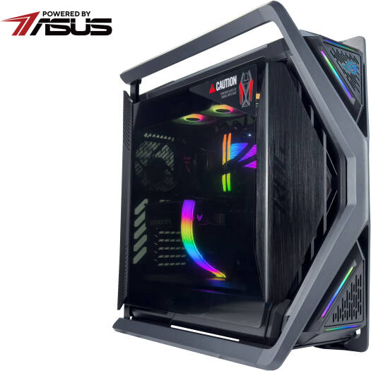 ASUS ELITE Gaming PC - AMD Ryzen 9 9950X3D 16 Cores 32 Threads, NVIDIA RTX 5090 32GB, 64GB DDR5 RAM 6000MHz, 1TB SSD Gen 5, 1000W 80 Plus PSU, 360mm Liquid Cooler, Wi-Fi + BT, Powered by ASUS