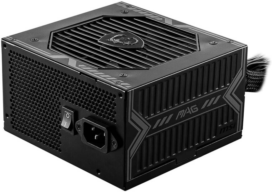MSI MAG A750BN PCIe5 – 750W Fully Modular ATX Power Supply, 80 PLUS Bronze Certified, PCIe5 Ready, Quiet Operation, High-Performance PSU for Gaming & Workstations