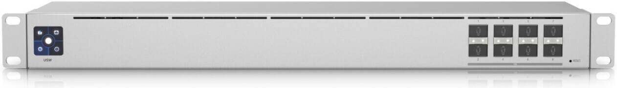 Ubiquiti USW-Aggregation-EU – UniFi Aggregation Switch, 10G SFP+ High-Speed Uplink, Enterprise-Grade Network Performance, PoE Compatible, Rack-Mountable