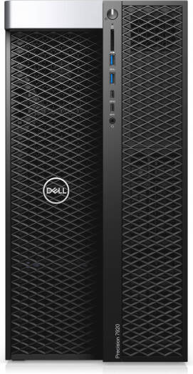 Dell Precision T7920 Workstation, Intel Xeon Gold 5218R, 128GB RAM, Kingston 1TB M.2 SSD + 3.5" 4TB 7200rpm HDD, NVIDIA RTX A5000 24GB Graphics, Windows 11 Pro, Black | Precision T7920