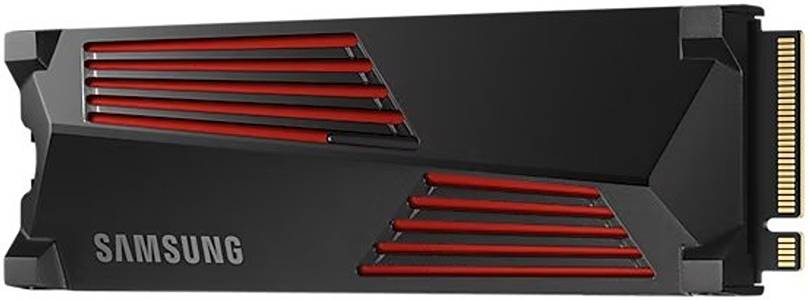 Samsung 990 PRO SSD 2TB with Heatsink – PCIe 4.0 NVMe M.2, Up to 7,450MB/s Read Speed, V-NAND Technology, Integrated Heatsink, Power Efficient, 5-Year Warranty – PS5 & PC Compatible High-Performance Internal SSD