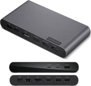 Lenovo Docking Station USB-C Universal Business Dock Dual Display (1 DP 1.4 &amp; 1 HDMI 2.0) 65W Charging for Laptop (90W Power Adapter Included) 3X USB-A &amp; 2X USB-C Ports Windows Compatible