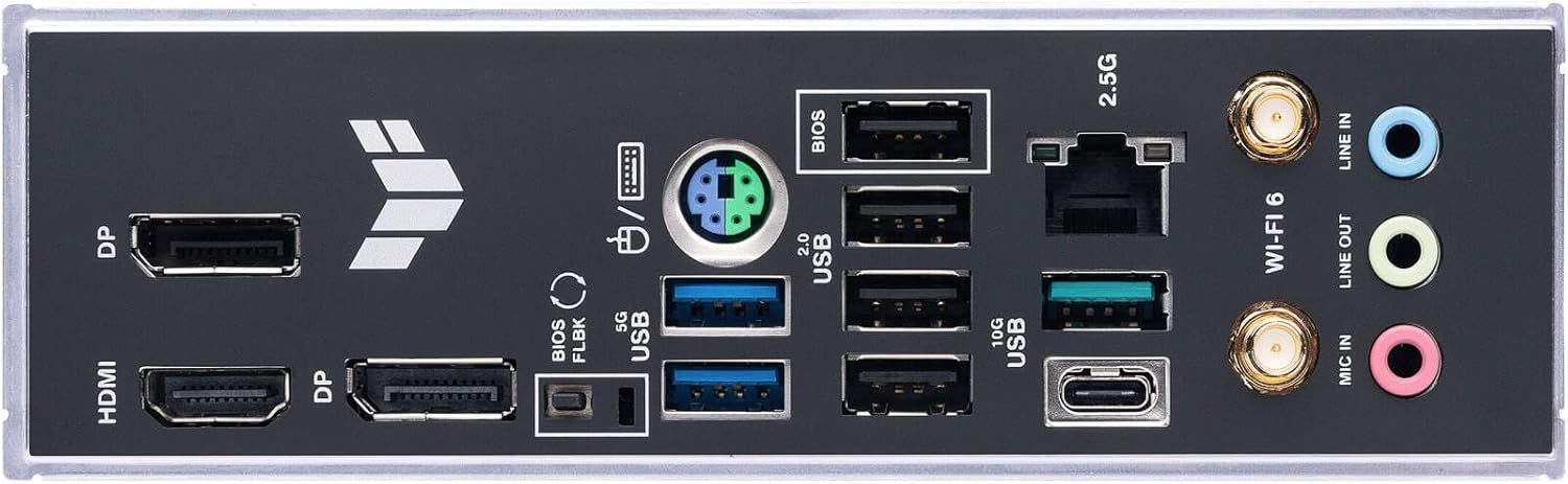ASUS TUF Gaming B650M-E WiFi Motherboard – AMD AM5 Socket, B650 Chipset, USB 3.2 Gen 2, Micro-ATX
