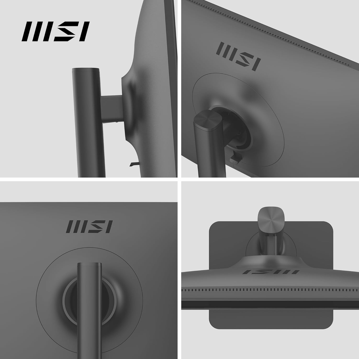 MSI Modern MD2412P 23.8" Full HD IPS Monitor – Adjustable Stand (Tilt/Swivel/Pivot/Height), Eye-Care Flicker-Free & Blue Light Reduction, HDMI/DisplayPort/USB-C, Slim Modern Design – Ideal for Home & Office Productivity