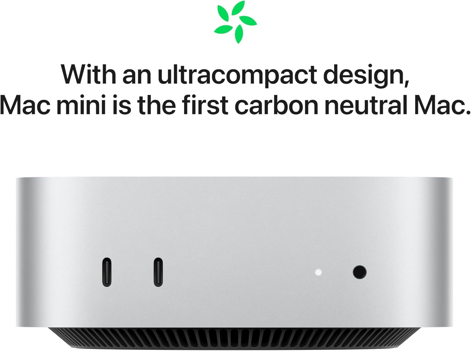 Apple Mac Mini Desktop Computer, Apple M4 Chip with 10-core CPU, 10-core GPU, 16-core Neural Engine, 16GB RAM, 256GB SSD, 3x Thunderbolt 4 Ports, HDMI Port, 2x USB-C Ports, Silver | MU9D3