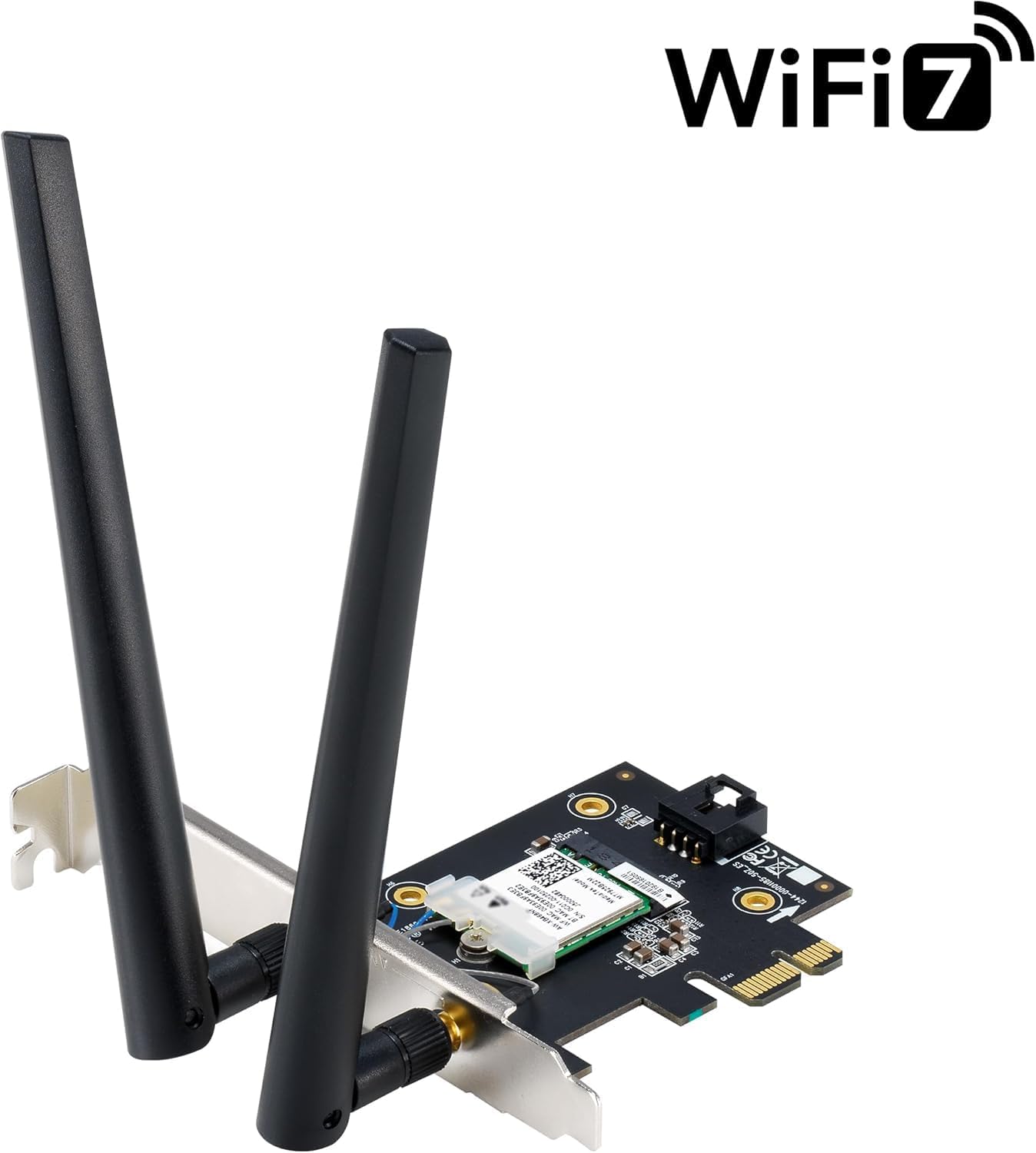 ASUS PCE-BE6500 WiFi 7 PCIe Adapter – Dual-Band, High-Speed 6,500 Mbps, OFDMA & MU-MIMO