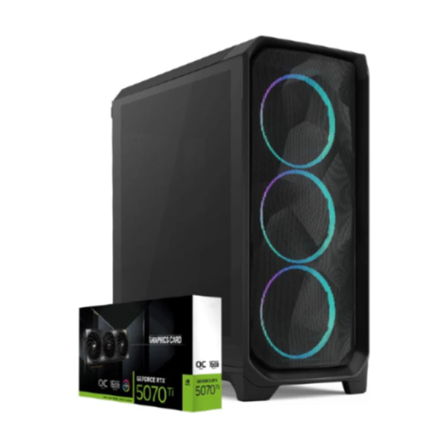 First Wave Black Phoenix AI & 3D Rendering Workstation – Intel Core Ultra 9 285K | 360mm Liquid Cooling | WiFi | RGB Performance Desktop | 3 Year Warranty