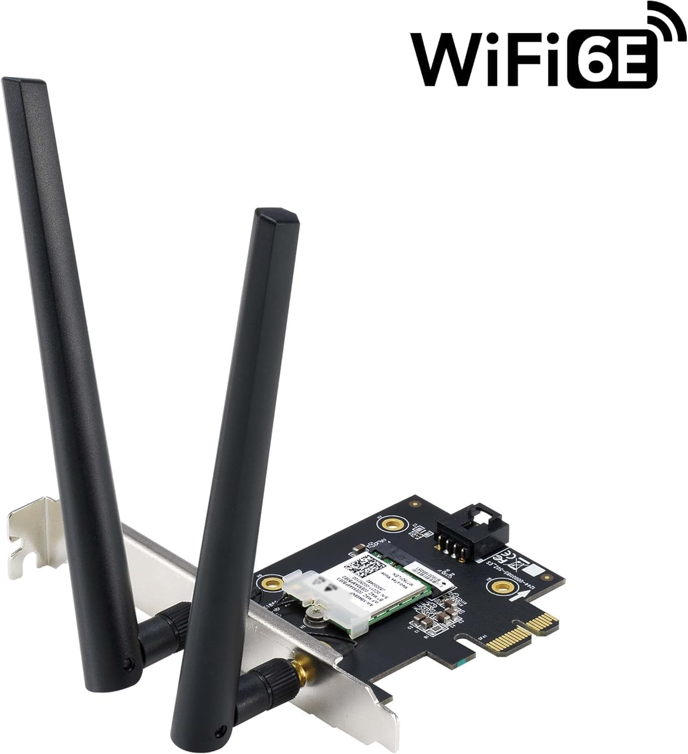 ASUS PCE-AXE5400 WiFi 6E PCIe Adapter – Dual-Band, OFDMA & MU-MIMO, High-Speed Wireless Networking