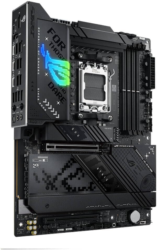 ASUS ROG Strix X870-F Gaming WiFi Motherboard – AMD AM5 Socket, X870 Chipset, PCIe 5.0, USB4, Wi-Fi 7