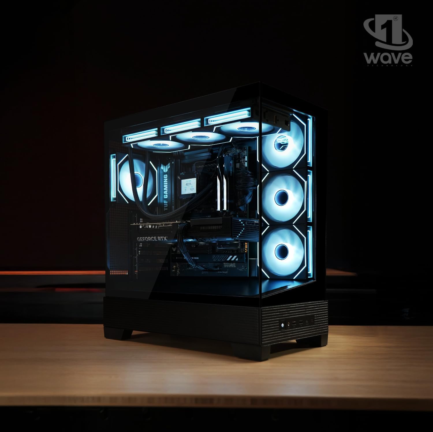 First Wave Xtreme Pro AI & Rendering Workstation – Intel Core i9-14900K | RTX 5060 8GB Graphics | 128GB DDR5 RAM | 2TB Dual SSD Storage | Advanced Liquid Cooling | Professional Creator & Engineering Desktop