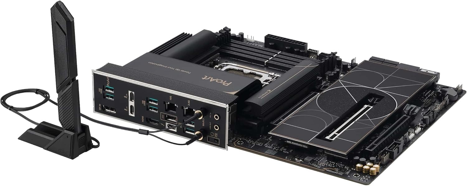 ASUS ProArt Z890-Creator WiFi Motherboard – LGA 1851 Socket, Z890 Chipset, PCIe 5.0, Thunderbolt 5, WiFi