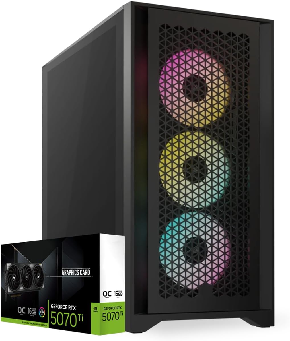 First Wave Black Shadow Professional Workstation PC – Intel Core i7-14700KF | 360mm Liquid Cooling | High-Performance Creator & Engineering Desktop | WiFi | 3-Year Warranty