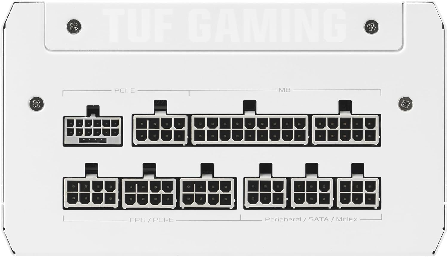ASUS TUF Gaming 1000W White Power Supply – 80 Plus Gold, Fully Modular, High-Performance PSU, CE & UK Plug