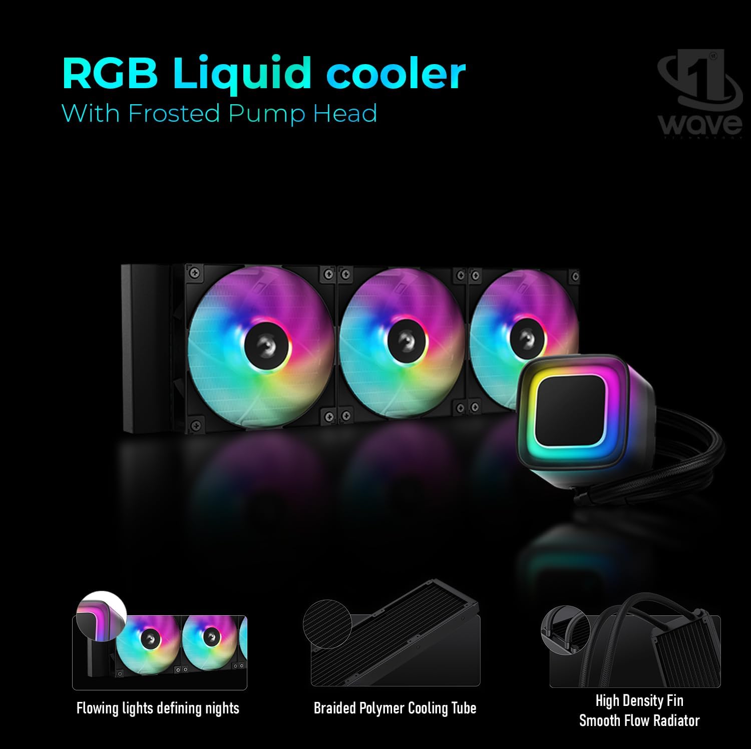 First Wave Stealth Elite Gaming PC for 4K Gaming / Core i9-14900K processor / Streaming & Content Creation – Liquid Cooled High-End Desktop First Wave