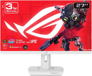 ASUS ROG Swift XG27UCG-W Gaming Monitor – 27", 4K UHD, 1ms Response, DisplayPort + HDMI + USB-C, White