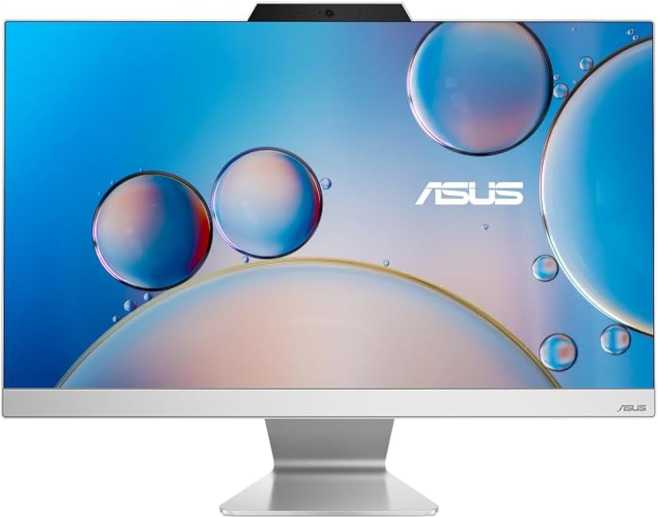 ASUS White All in One 24inch Desktop 13th Gen Intel i7 processor 16GB DDR 5 RAM with 1TB NVMe SSD WINDOWS HOME and ENG - ARABIC keyboard & Mouse