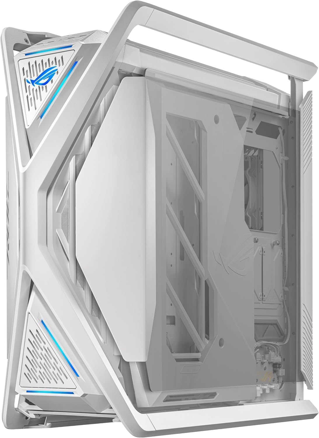 ASUS ROG Hyperion GR701 White – Premium Full-Tower PC Case, Tempered Glass, Advanced Cooling, PWM Fan Hub