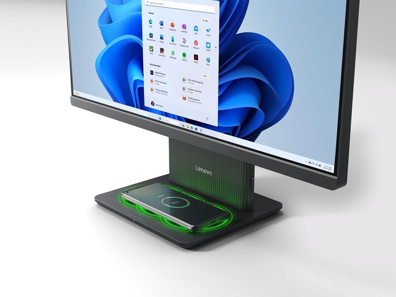 Lenovo IdeaCentre AIO 24IRH9 Desktop Computer, 23.8" FHD IPS 100Hz Display, Intel Core i5-13420H, 8GB RAM, 512GB SSD, Intel UHD Graphics, ENG (UK) K/B & Mouse, FreeDOS, Luna Grey | F0HN0049AK
