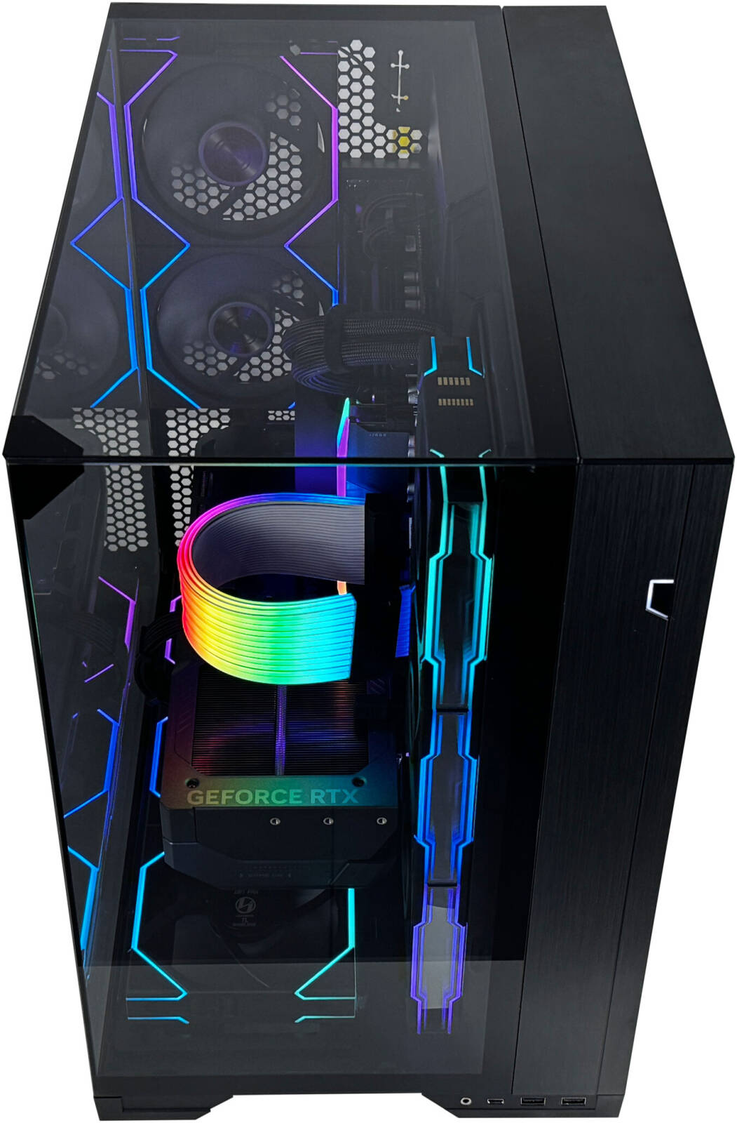 Crystal Gaming PC - Intel Core Ultra 9 285K 24 Cores 24 Threads, NVIDIA RTX 5080 16GB, 32GB DDR5 RAM 6000MHz, 1TB SSD Gen 5, 850W 80 PLUS PSU, 360mm Liquid CPU Cooler, Wi-Fi + BT