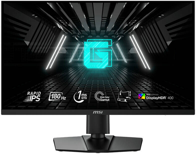 MSI G274QPF E2 27" QHD 165Hz Gaming Monitor – Rapid IPS Panel, 1ms Response Time, FreeSync Premium, G-SYNC Compatible, Frameless Design, Ergonomic Adjustable Stand – High-Performance Esports Display