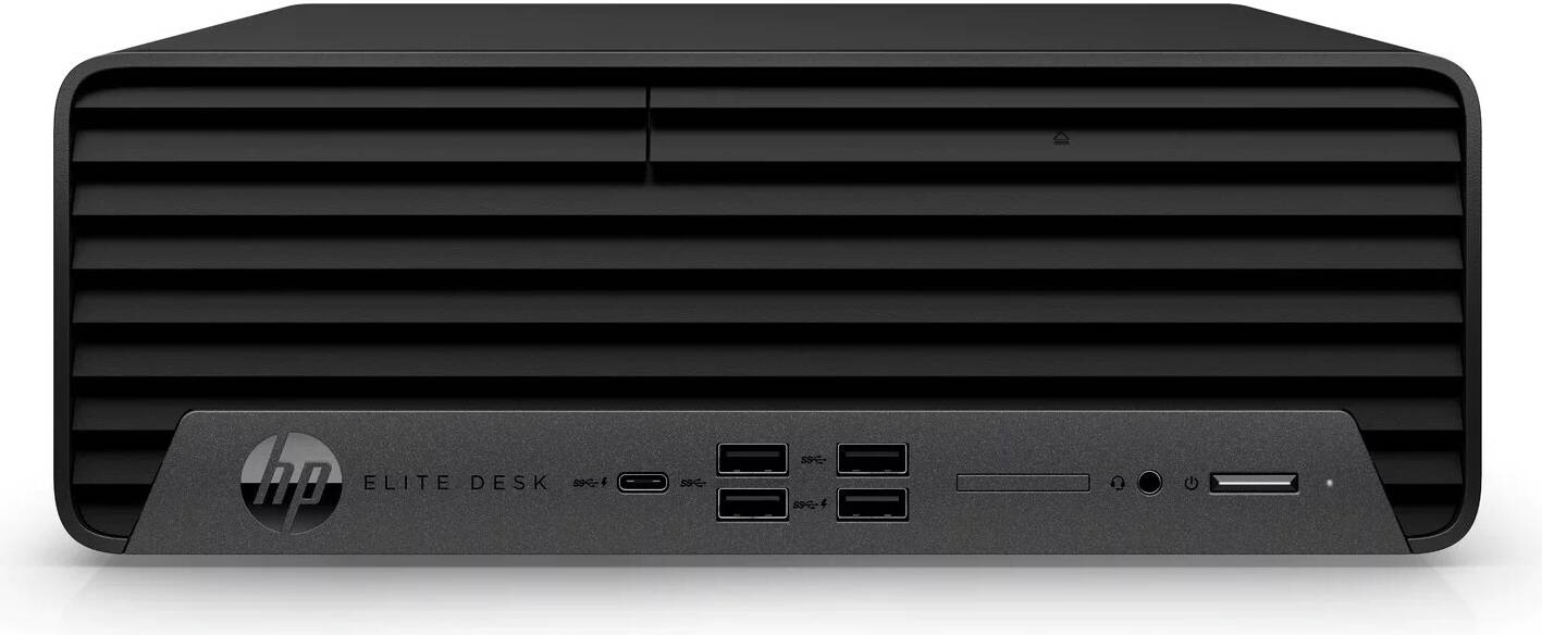 HP Elite Desk 800 G9 Desktop Computer, Intel Core i5-12500 Processor, 8GB DDR5 RAM, 512GB SSD Storage, Intel UHD Graphics 770, HP KB + Mouse, FreeDos, Black | 5L340ES#BH5