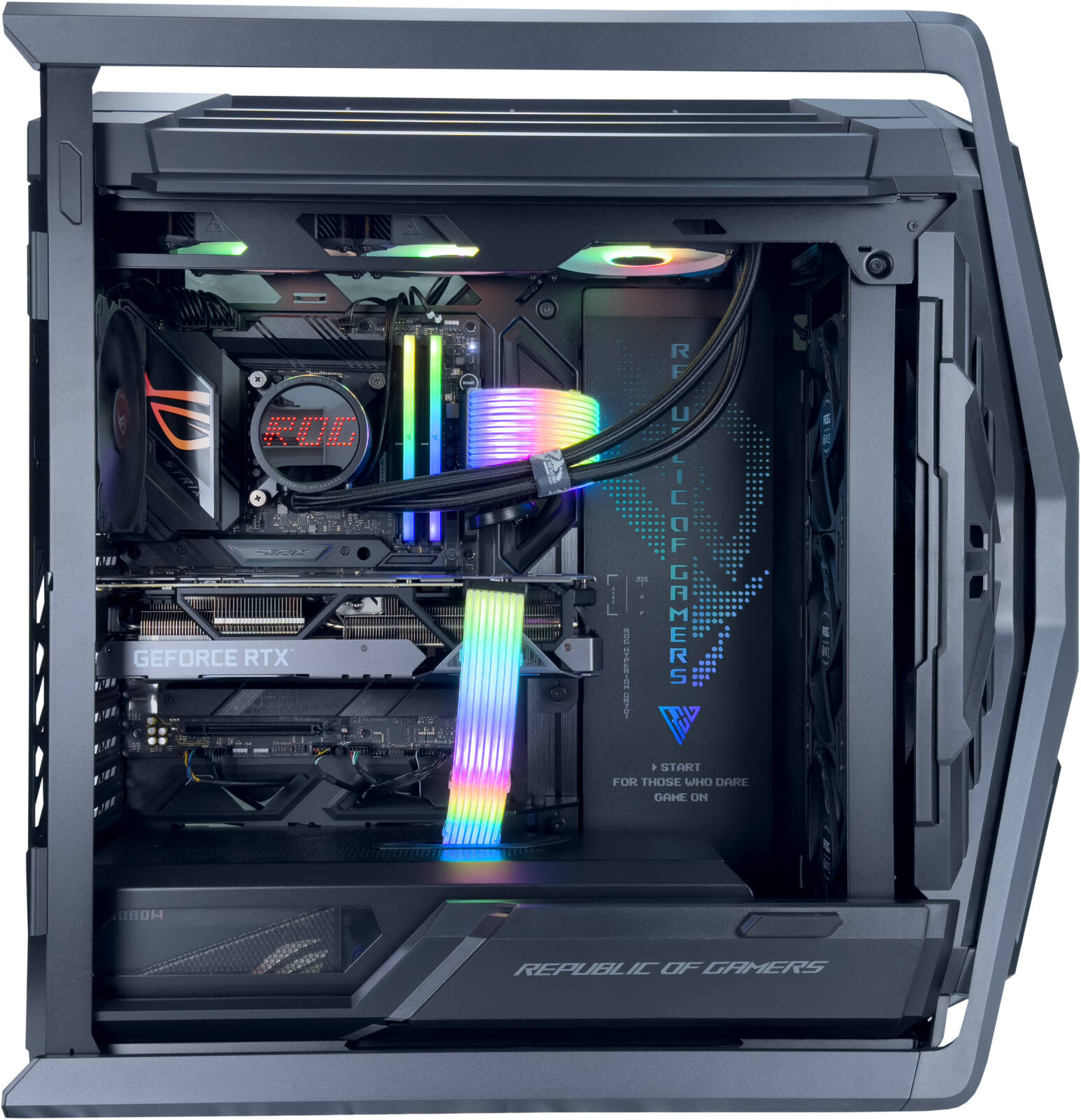 Hyperion Gaming PC - Intel Core Ultra 9 285K 24 Cores 24 Threads, NVIDIA RTX 5090 32GB, 64GB DDR5 RAM 6000MHz, 2TB SSD Gen 5, 1000W 80 Plus PSU, 360mm Liquid Cooler, Wi-Fi + BT