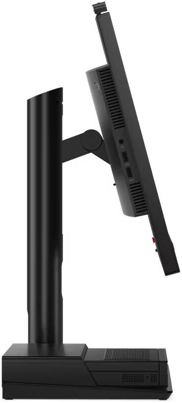 Lenovo ThinkCentre TIO Flex 24v, 24" IPS Display, Full HD Resolution, 60Hz Refresh Rate, 4ms (Extreme Mode) Response Time, Integrated Microphone, Eyesafe Display, Low Blue Light, Black | 12BNMAT3EU