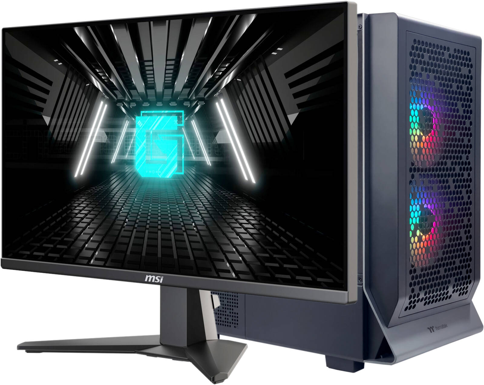 XPG Valor Gaming PC - Intel Core i7-14700KF 20 Cores 28 Threads, NVIDIA RTX 4060 TI 8GB, 32GB DDR5 RAM 6400Mhz, 1TB SSD Gen 4, 650W 80 PLUS Bronze PSU, 240mm Liquid Cooler