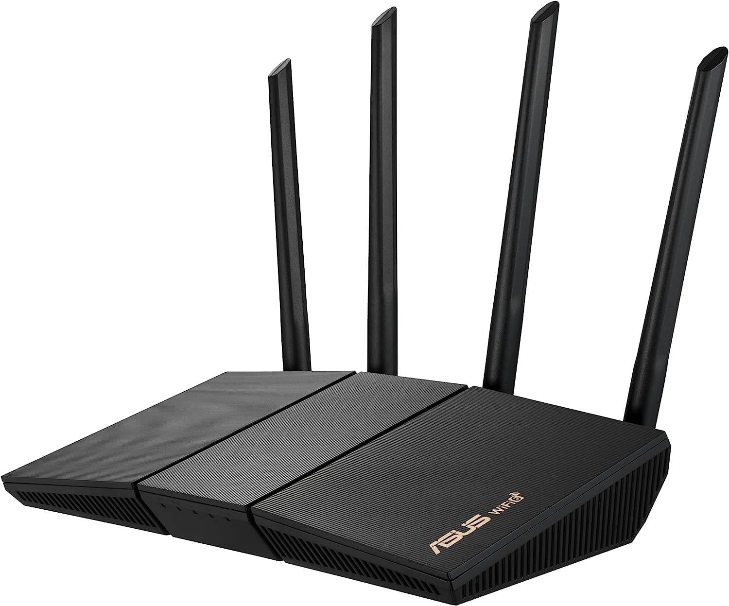 ASUS RT-AX57 WiFi 6 Dual-Band Router – 1,800 Mbps, OFDMA & MU-MIMO, AiMesh Compatible